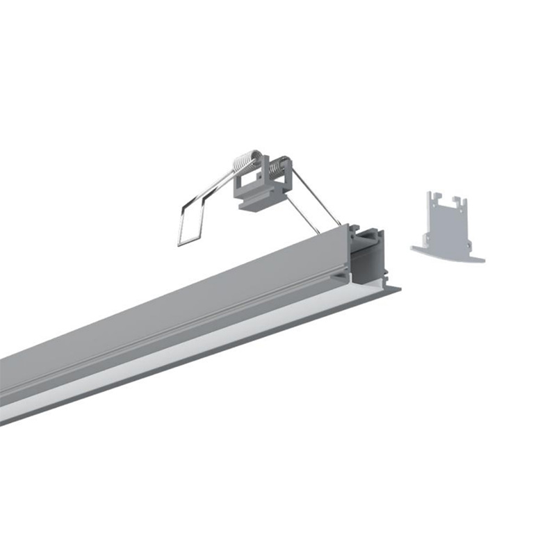 Recessed LED Strip Channel Diffuser With 13.4 Inner Width